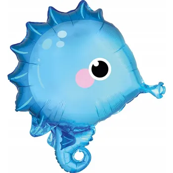 Balónek Fóliový balónek Mořský koník Mořský svět 46 x 50 cm