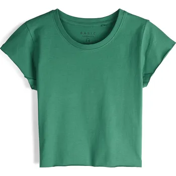 Dámské tričko GATE Základní bavlněné triko s neopracovaným lemem 34 225-1094/458