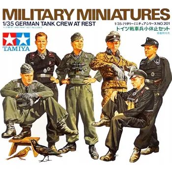 Plastikový model 1:35 Figurky Německá tanková posádka TAMIYA 35201