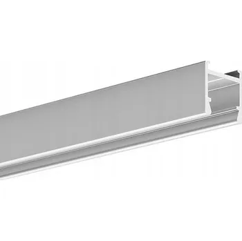 LED páska LED profil Korytko Lišta pds-h Stříbrná kluś 1m