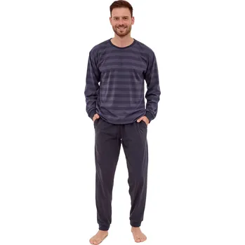 Pánské pyžamo 117/280 Loose - CORNETTE grafitová XL