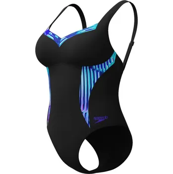 Dámské plavky Jednodílné plavky LuneElustre Speedo® černá/tyrkysová 48