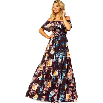 Dámské šaty Dámské šaty 194-3 - NUMOCO vícebarevná S