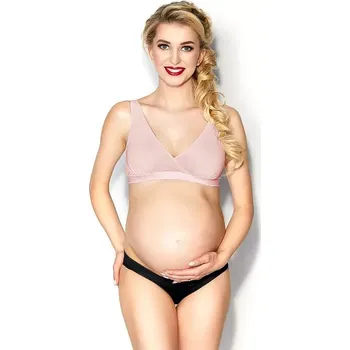 Podprsenka Mitex měkká podprsenka s kosticí Lilly Basic Pink Mama powder pink L