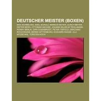 Deutscher Meister (Boxen) - Books LLC