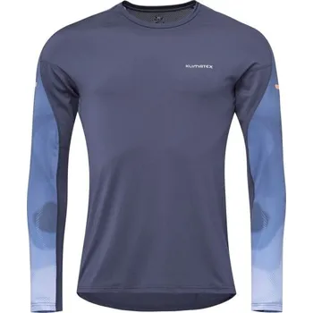 Pánská móda Pánské performance triko s dlouhým rukávem Klimatex BEKELE L Tmavě modrá, Světle modrá, Stříbrná