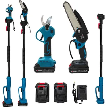 Sada nářadí AKU SET: 3v1 - Pilka + Nůžky + Teleskopická tyč, 04031