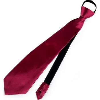Kravata Stoklasa Saténová párty kravata jednobarevná bordó