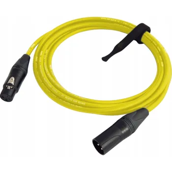 Audio kabel Kabel XLR - XLR Electric Sound ES XLR XLR NEUTRIK KLOTZ MY206 ŻÓŁTY 2m XLR kabel – XLR, žlutý, 2 m