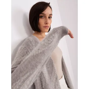 Dámský svetr Přepínač AT SW 234501.00P šedá jedna velikost