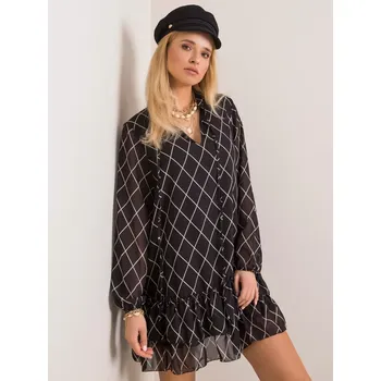 Dámské šaty Dámské šaty-EM-SK-L1143.92P-černé S