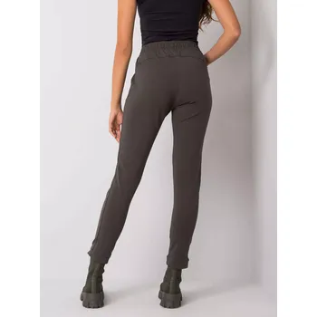 Dámské kalhoty Tepláky RV DR 7071.20 tmavá khaki M