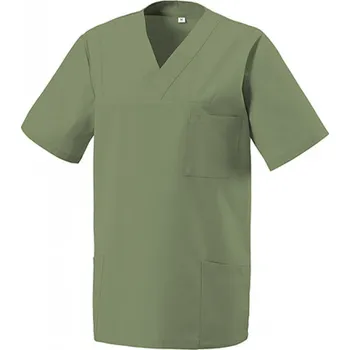 Dámské tričko Exner Dámská pracovní tunika do véčka s bočními průduchy Barva: šalvějová, Velikost: 4XL EX273