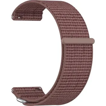 Ostatní příslušenství k chytrým hodinkám VSECHNONAMOBIL 119534 NYLON HOOK AND LOOP Náhradní řemínek pro Garmin Venu X1 tmavě fialový