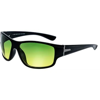 Sluneční brýle G465 černé s zeleno-žlutými skly Polarizační čočky