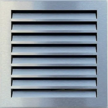 Větrací mřížka Větrací mřížka na fasádu nerez 250x250 mm