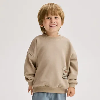 Chlapecké oblečení Reserved - Bavlněná mikina - kávová - 009FK-84X - 009FK-84X-80