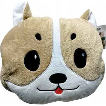 Polštář Smukee Polštář-Deka Plyšák 2v1 Pes Hnědý 120x150cm