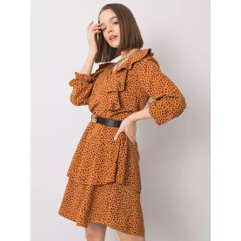 Dámské oblečení Šaty WN SK R824.68 světle hnědá S