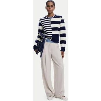 Dámský svetr Desigual Svetr Malmoe 25WWJF17 Tmavomodrá Regular Fit M