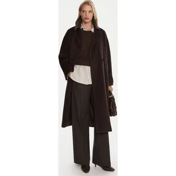 Dámský kabát Marella Vlněný kabát English 2523016142 Hnědá Regular Fit 36