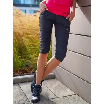 Dámské kalhoty NEYWER Dámské sportovní 3/4 řasené kalhoty černé EG723 Velikost: XXL