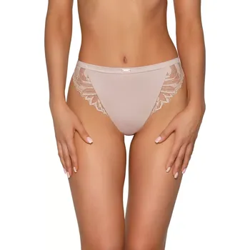 Kalhotky Dámské brazilky 2104/b Yasemin beige - AVA béžová 3XL
