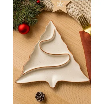 Vánoce Sinsay - Vánoční dekorativní tác ve tvaru vánočního stromku - vícebarevná - 972GH-MLC - 972GH-MLC-ONE