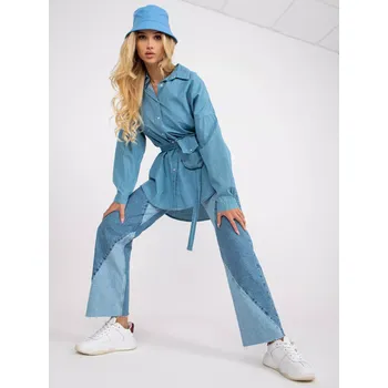 Dámská košile RO KS GMK 2303 košile.44 modrá M