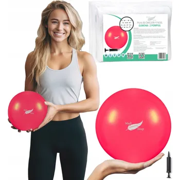 Gymnastický míč Malý míč na pilates, cvičení 20 cm, červený