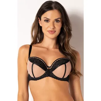 Podprsenka SICILIA SOFT BRA 19180 béžová a černá 65E