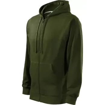 Pánská mikina Trendy Zipper mikina pánská military 2XL