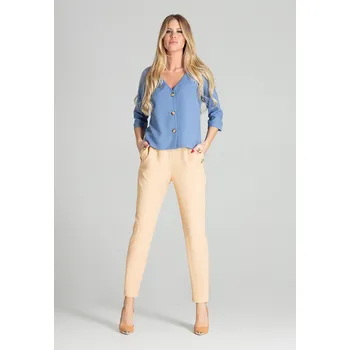 Dámská halenka Dámská halenka M699 modrá - Figl S Modrá