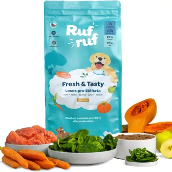 Rufruf Fresh & Tasty Puppy losos se zeleninou a probiotiky, 6 kg