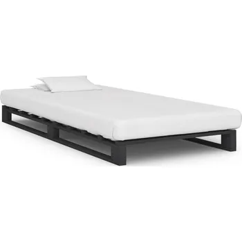 Postel zahrada-XL Rám postele z palet šedý masivní borovice 90 x 200 cm 285248