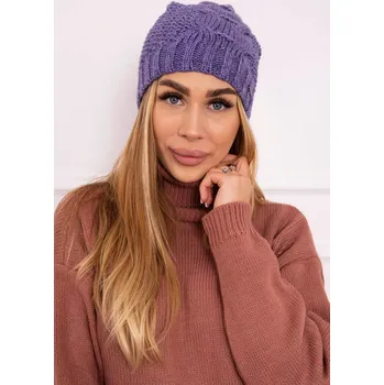 Čepice Fleecová čepice Carolina K243 fialová UNI