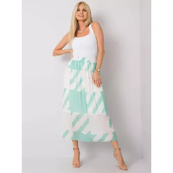 Dámská sukně Sukně DHJ SD 13325.73P bílá zelená jedna velikost