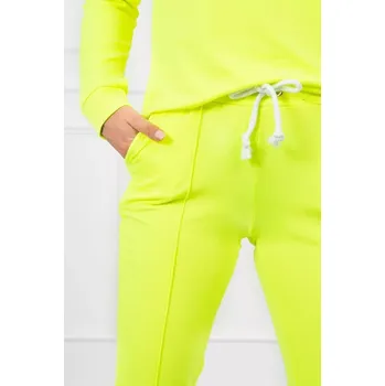 Dámská halenka Tepláková souprava žlutá neonová UNI