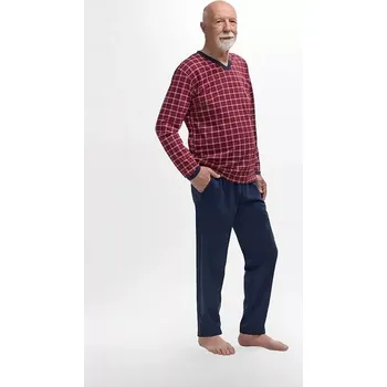 Pánské pyžamo Pánské pyžamo Martel 402 Roman M-2XL šedo-šedá XXL