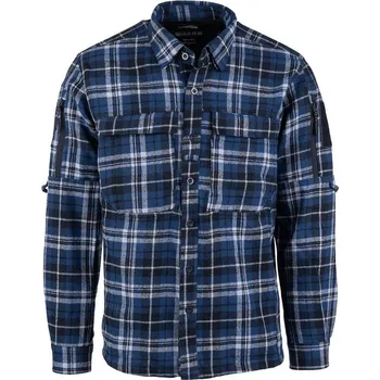 Pánská košile Košile flanelová CONTRACTOR kostkovaná MODRÁ vel.S
