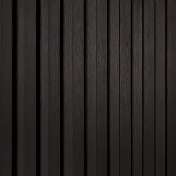 Obraz Dekorativní nástěnné lamely Satyna Černá | vzorek 8 cm | LIDERWOOD