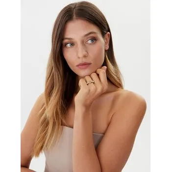 Prsten Prstýnek Guess JUBR05 573JW Zlatá 52