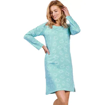 Dámská noční košilka 3218 Abi - TARO světle modrá M