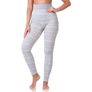 Dámské legíny Dámské zimní legíny RELAX & GO CUDDLE LEGGINGS - BELLINDA - šedá M