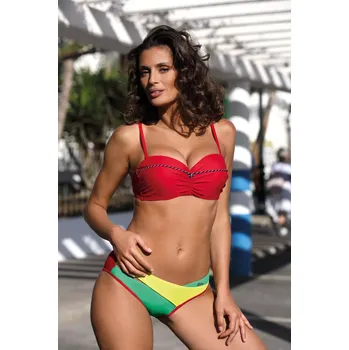 Dámské plavky Magnolia Červený plášť-Cvrček-Staré plavky M-584 (3) - Marko 42/XL