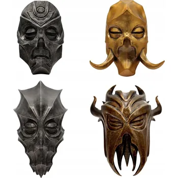 Obraz Replika masek Dračích kněží ze hry The Elder Scrolls V: Skyrim - sada