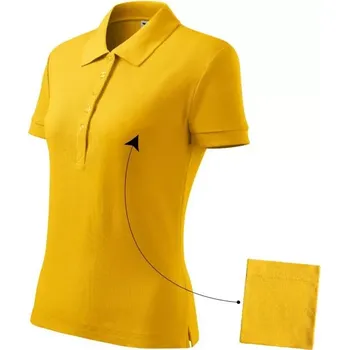 Dámské tričko Polokošile Malfini Cotton W MLI-21304 žlutá L