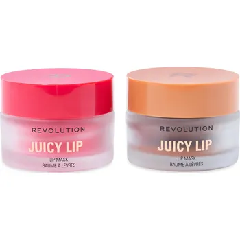 Kosmetická sada Dárková sada masky na Revolution Juicy Peptide Lip Mask Set 2 ks