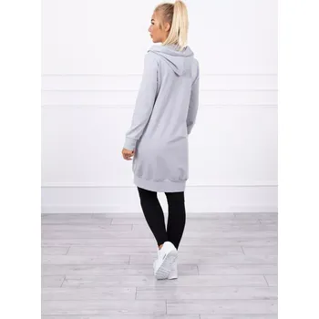 Dámská mikina Mikina s kapucí šedá UNI