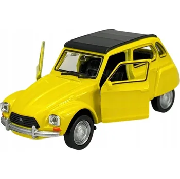 autíčko WELLY OLD TIMER CITROEN DYANE ŽLUTÝ 1:34 NOVÝ KOVOVÝ MODEL 43859
